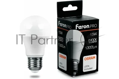 Лампа светодиодная Feron PRO LB-1015 15Вт Е27 дневной