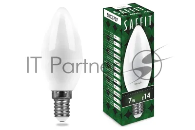 Лампа светодиодная SAFFIT SBC3707 (55031) 7Вт E14 белый матовая свеча