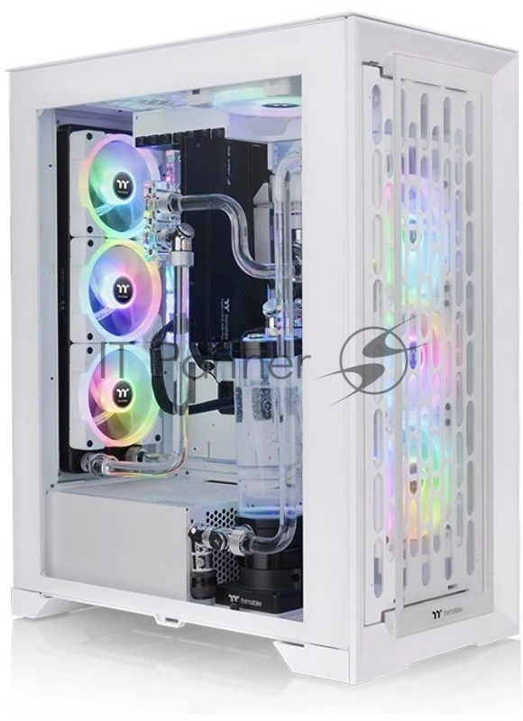 Компьютерный корпус Thermaltake CTE T500 TG ARGb белый без БП ATX 3x140мм 2xUSB 3.0 1xUSB3.1 audio bott PSU