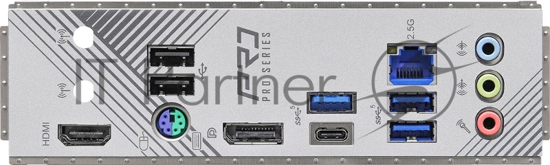 Материнская плата ASRock B760M Pro RS, LGA1700, Intel B760, 4xDDR5, 4xSATA, 3xM.2, 1xPCIe 5.0 x16, 1xPCIe 3.0 x4, DisplayPort, HDMI, 1x2.5Gb LAN, USB Type-C, 3x3.5 мм, 7.1, microATX