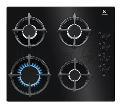 Газовая варочная поверхность Electrolux KGG6407K, 4 конфорки, закаленное стекло, 7650 Вт