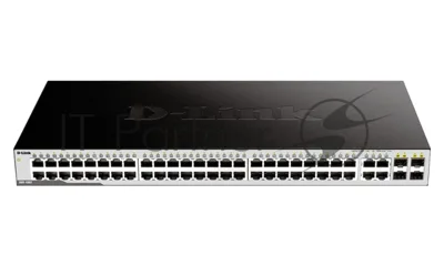 Коммутатор D-Link DGS-1052/A3A, 48×1 Гбит/с + 4×1 Гбит/с Combo, неуправляемый