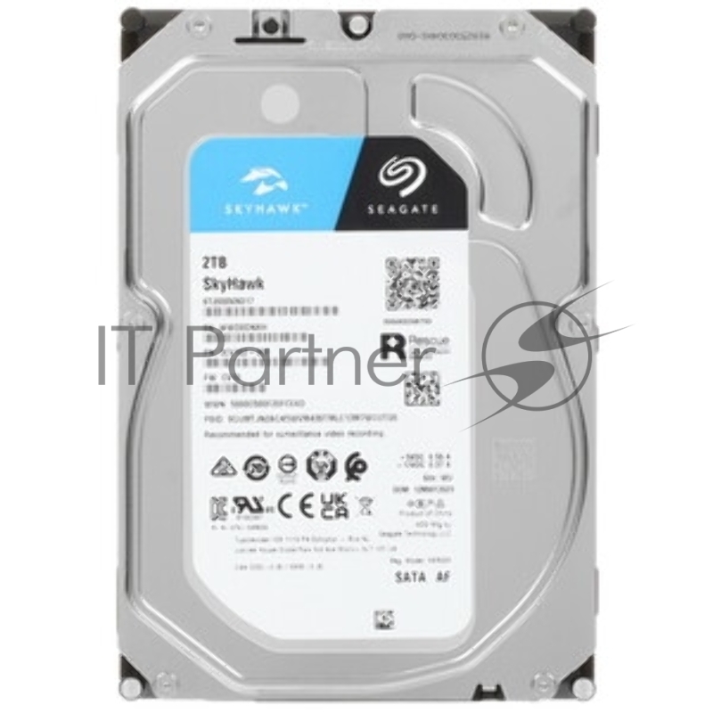 Жесткий диск HDD Seagate SkyHawk 2Tb 5400rpm SATA 256Mb 3.5"