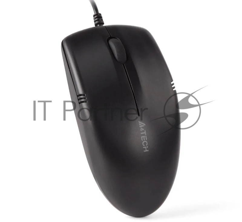 Мышь проводная A4Tech OP-530NUS черный, 1200 dpi, USB, кнопки - 3