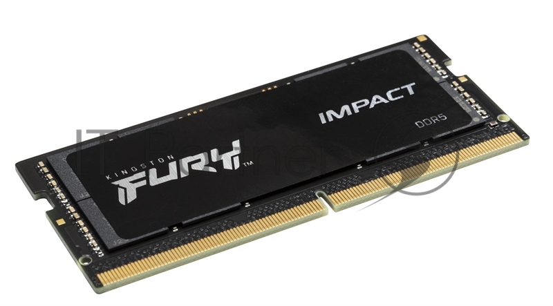 Оперативная память Kingston Fury Impact, DDR5, 16GB (1x16GB), 4800MHz, CL38, SO-DIMM