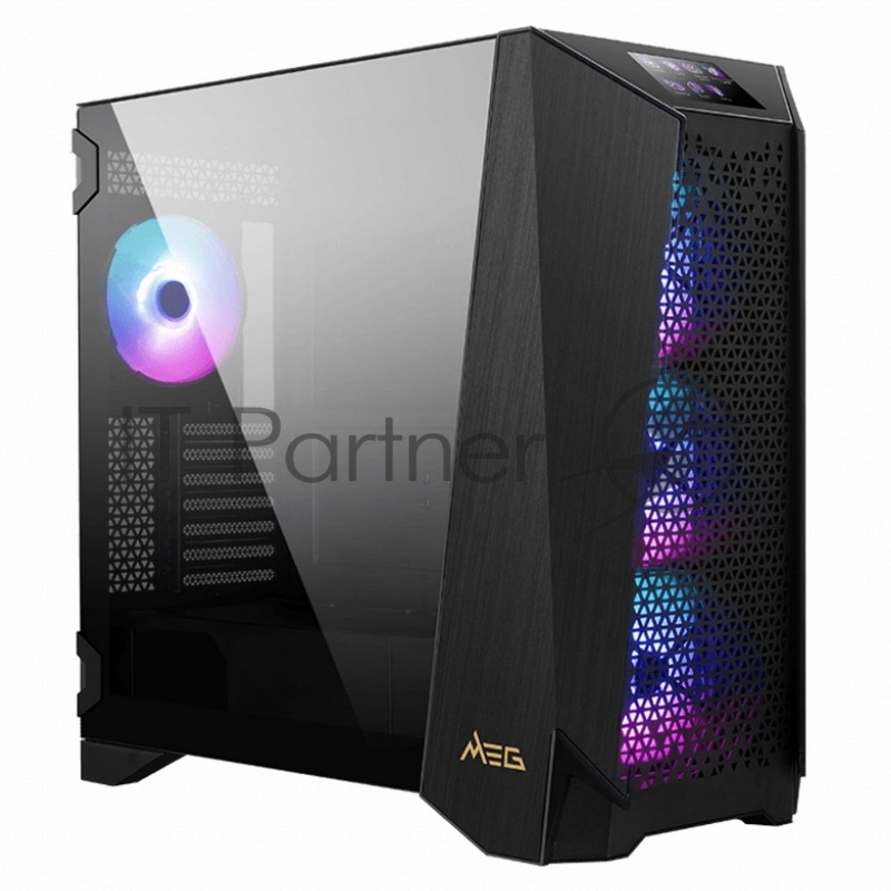 Компьютерный корпус MSI MEG PROSPECT 700R Mid-Tower, E-ATX, 2xUSB 3.2, 1xUSB-C, Audio I/O, 4x140 ARGb fan, Laminated Tempered Glass, (41556)