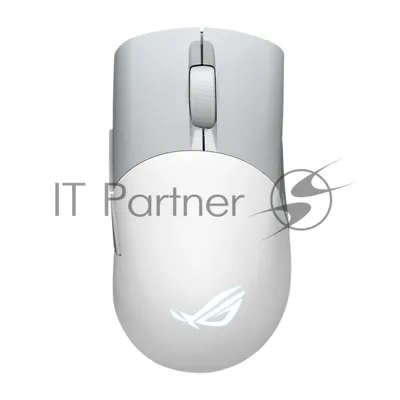 Мышь беспроводная/проводная ASUS ROG Keris Wireless AimPoint белый, 36000 dpi, радиоканал, Bluetooth, USB, кнопки - 5