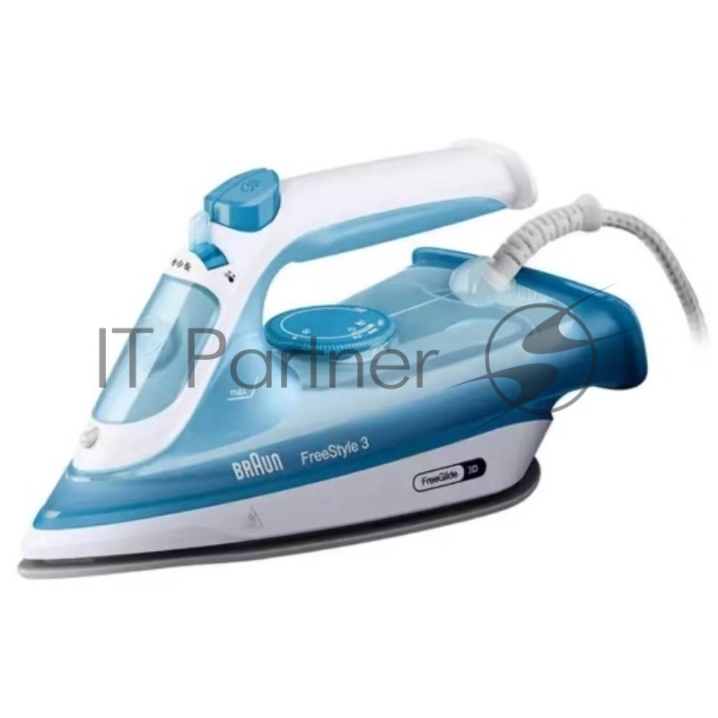 Утюг Braun FI3144BL голубой/белый, 2400 Вт, 45 г/мин, 160 г/мин, 270 мл