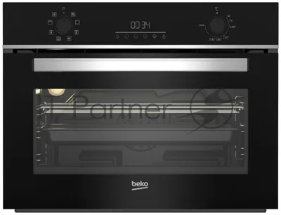 Духовой шкаф электрический Beko BBCM13300X, черный/серебристый
