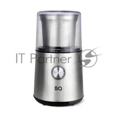Кофемолка BQ CG1003, 200 Вт, 85 г максимальная загрузка, стальной/черный