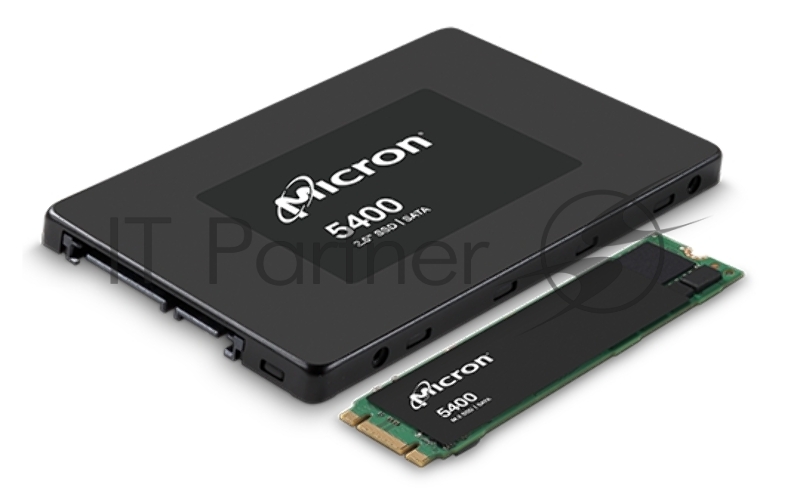 Накопитель SSD Micron SSD 5400 MAX, 480Gb, 2.5" 7мм, SATA3, 3D TLC, R/W 540/520Mb/s, IOPs 95 000/58 000, TbW 4380, DWPD 5 (12 мес.)