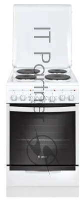 Плита электрическая Gefest 5140-02 белый, конфорок 4 шт, духовка 55 л, 50 см x 85 см x 58.5 см