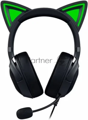 Гарнитура Razer Kraken Kitty V2 чёрный, проводная, USB, подсветка