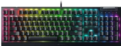 Клавиатура Razer BlackWidow V4 X Green Switch проводная, USB Type-A, чёрный (РУ раскладка)
