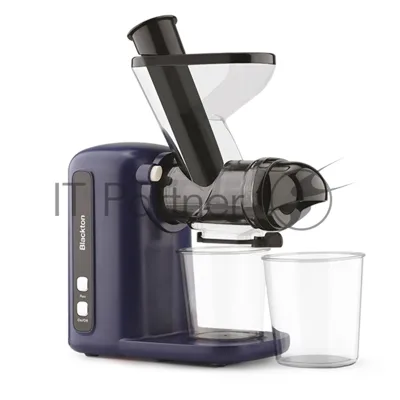 Соковыжималка Blackton Bt J2111 синий, шнековая горизонтальная, 100 Вт, 280 мл, электронное, реверс