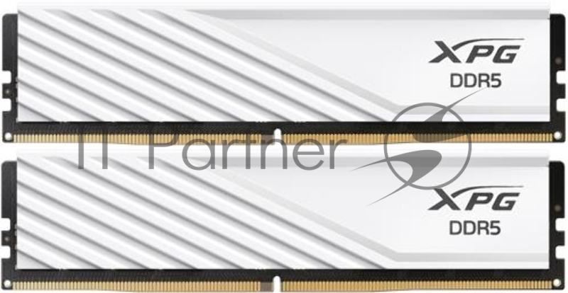Оперативная память XPG Lancer Blade, DDR5, 32GB (2x16GB), 6400MHz, CL32, DIMM, с радиаторами, белый