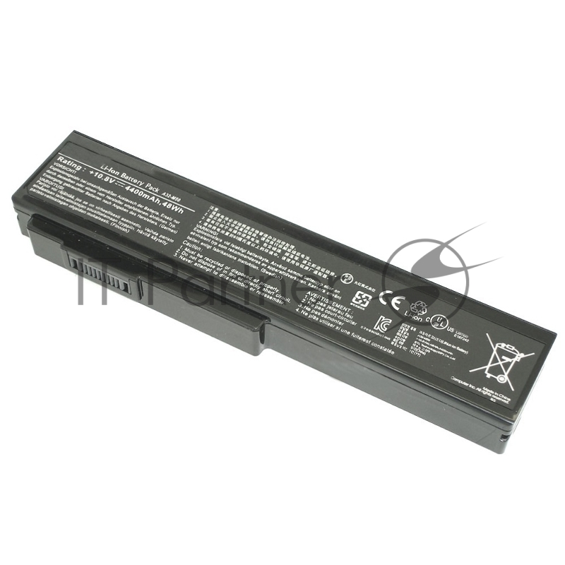 Аккумуляторная батарея для ноутбука Asus X55 M50 G50 N61 M60 N53 M51 G60 G51 4800mAh черный