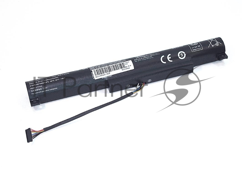 Аккумуляторная батарея для ноутбука Lenovo B50 (L14S3A01) 10.8V 2200mAh OEM черная