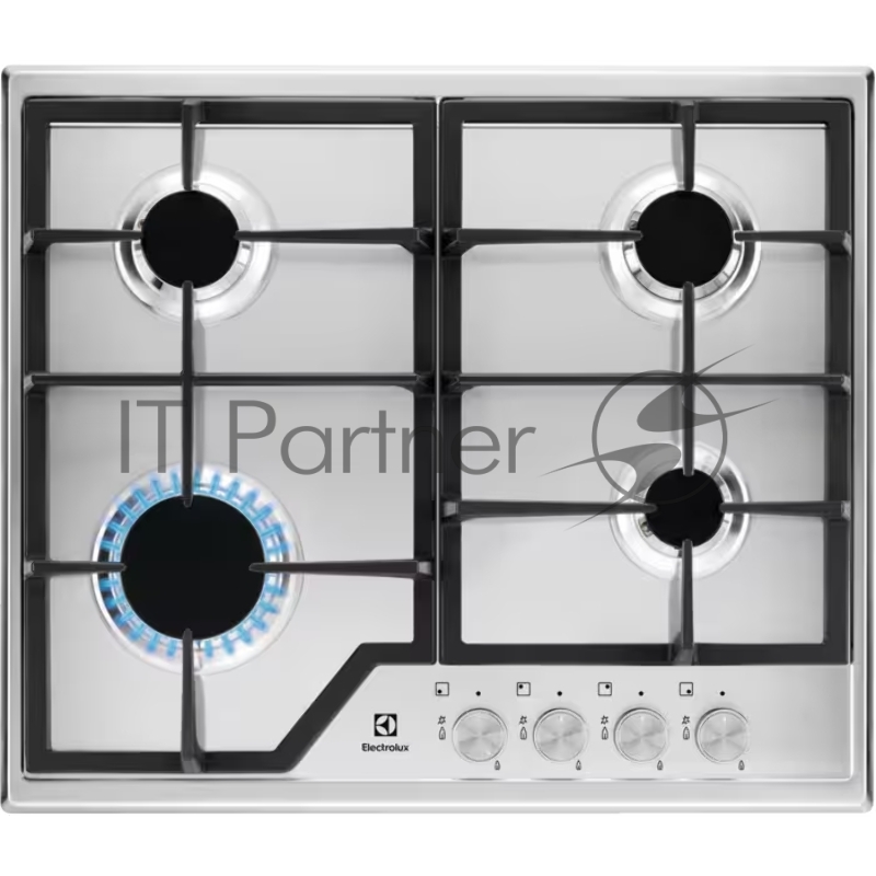 Газовая варочная поверхность Electrolux KGS6426SX, 4 конфорки, нержавеющая сталь, 7800 Вт