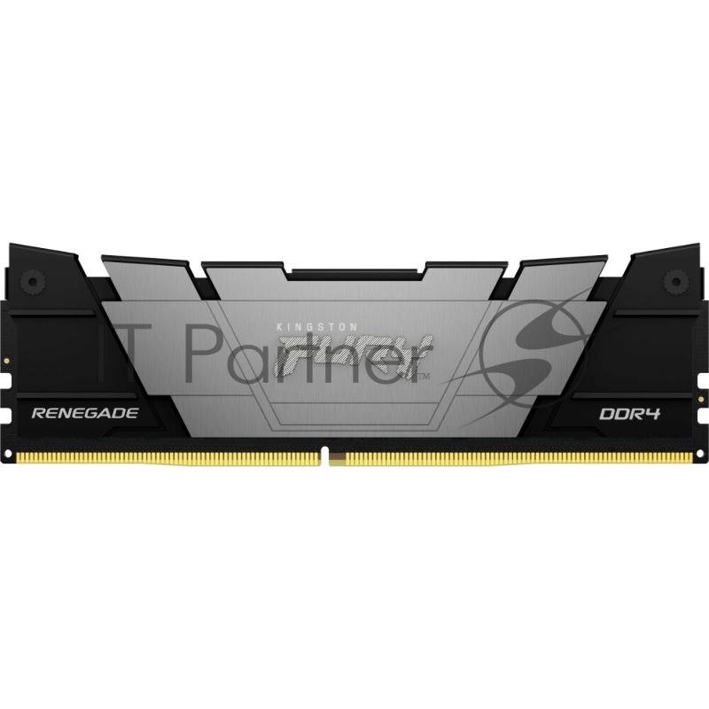 Оперативная память Kingston Fury Renegade, DDR4, 16GB (1x16GB), 3200MHz, CL16, DIMM, с радиатором, серый/черный
