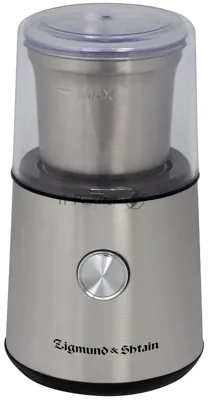 Кофемолка Zigmund & Shtain ZCG-10 250 Вт, 85 г, нержавеющая сталь