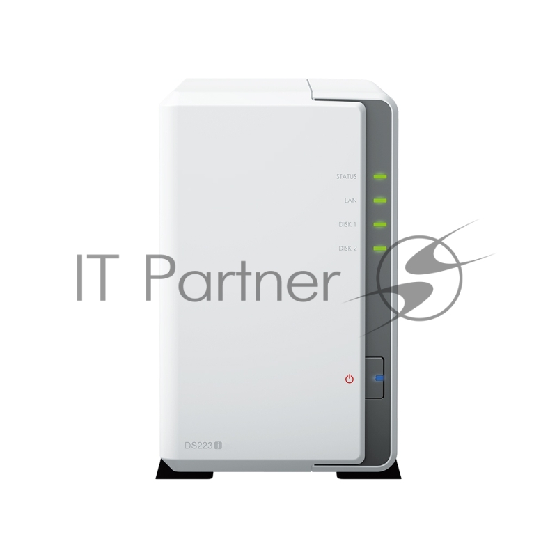 СХД настольное исполнение SYNOLOGY 2BAY NO HDD DS223J