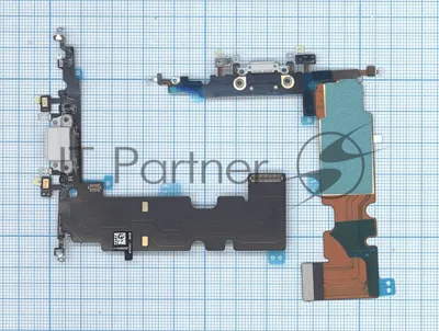 Шлейф разъема питания для iPhone 8 Plus белый
