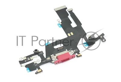 Шлейф разъема питания для iPhone 11 красный