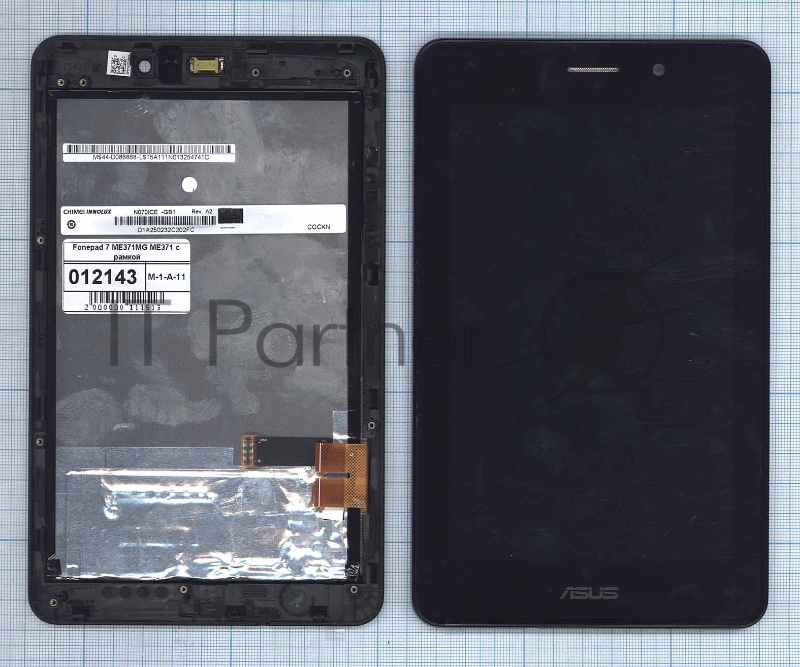 Модуль (матрица + тачскрин) для Asus FonePad 7 ME371MG ME371 черный с черной рамкой
