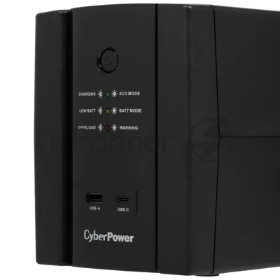 Источник бесперебойного питания CyberPower UT1500EIG/1500 ВА/900 Вт/USB/RJ-11/RJ-45/6xIEC 320 C13 (компьютерная)