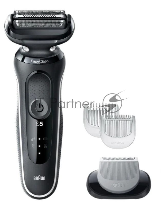 Электробритва Braun 51-W1600s белый/черный