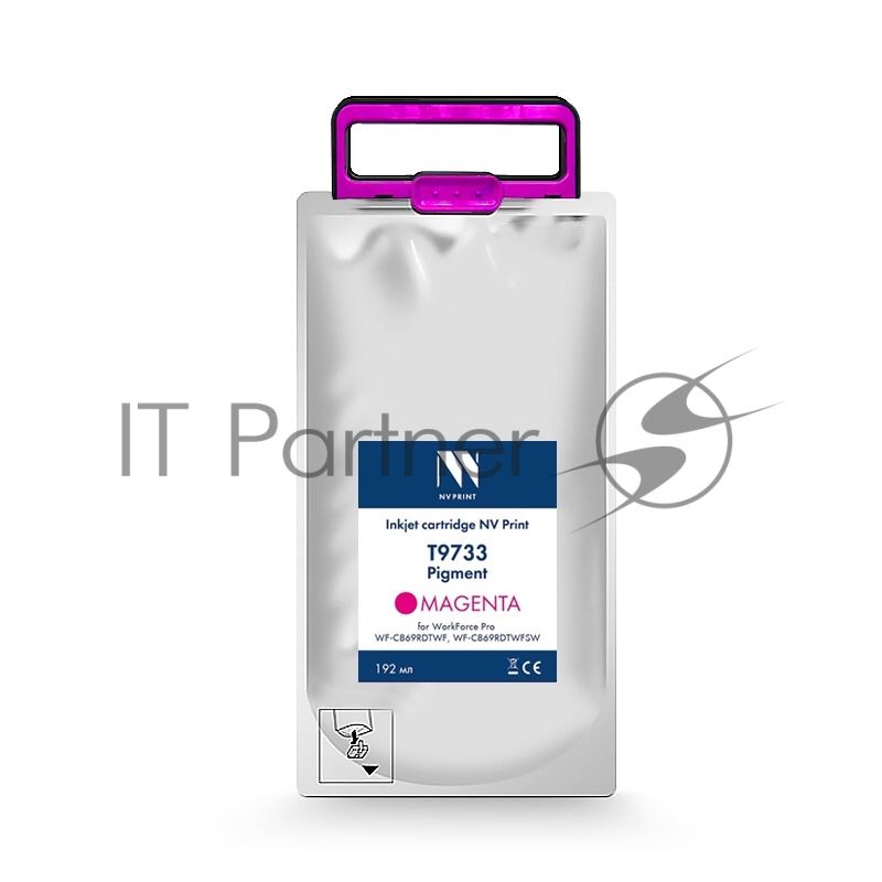 Картридж струйный NVPrint T9733 (NV-C13T973300) Magenta для Epson WorkForce Pro WF-C869RDTWF (RIPS), WF-C869RDTWFSW (22 000 стр)