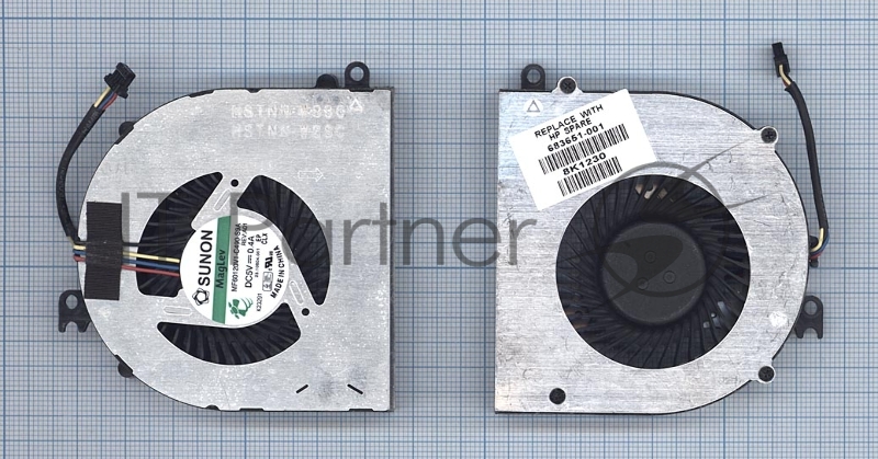 Вентилятор (кулер) для ноутбука HP ProBook 4440S 4441S 4445S 4446S VER-2