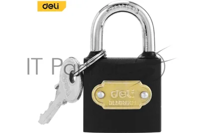 Замок навесной Deli DL508901 стальной, 32мм