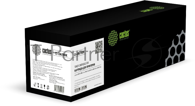 Картридж лазерный Cactus CS-C067HBK 067HBK черный (3130стр.) для Canon i-SENSYS LBP631Cw/LBP633Cdw/MF651Cw/MF655Cdw/MF657Cdw