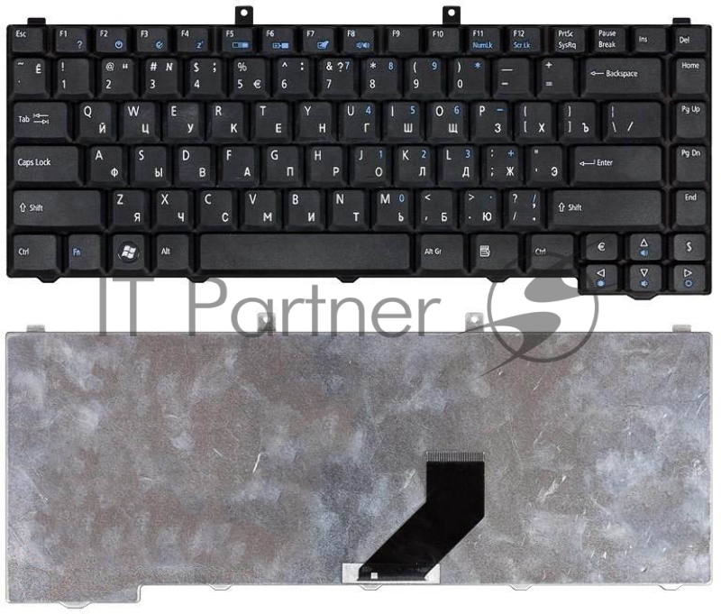Клавиатура для ноутбука Acer Aspire 3100 5100 3690 3650 5610 черная