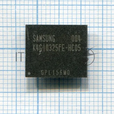 Видеопамять GDDR5 128MB Samsung K4G10325FE-HC05