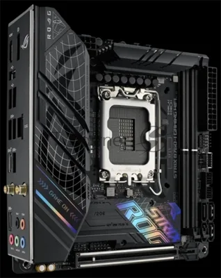 Материнская плата ASUS ROG STRIX B760-I GAMING WIFI, LGA1700, Intel B760, 2xDDR5, 4xSATA, 2xM.2, 1xPCIe 5.0 x16, DisplayPort, HDMI, 1x2.5Gb LAN, USB Type-C, 5x3.5 мм, 7.1, mini-ITX