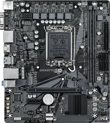 Материнская плата GIGABYTE H610M S2H V3 DDR4, LGA1700, Intel H610, 2xDDR4, 4xSATA, 1xM.2, 1xPCIe 4.0 x16, DisplayPort, HDMI, D-Sub, 1x1Gb LAN, 3x3.5 мм, 7.1, microATX