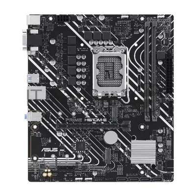 Материнская плата ASUS PRIME H610M-E-CSM, LGA1700, Intel H610, 2xDDR5, 4xSATA, 2xM.2, 1xPCIe 4.0 x16, DisplayPort, HDMI, D-Sub, 1x1Gb LAN, 3x3.5 мм, 7.1, microATX
