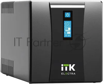 Источник бесперебойного питания Line-interactive 1,5кВА/900Вт, фаза 1/1, LCD дисплей, с АКБ 2х9AH, USB, Schuko