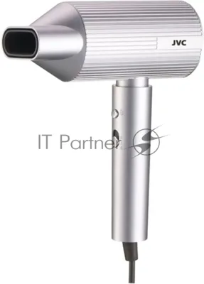 Фен JVC JHD012 серый/серебристый, 1800 Вт