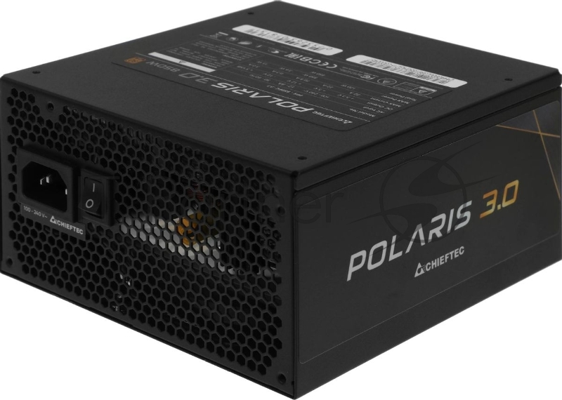 Блок питания Chieftec Polaris 3.0 PPS-850FC-A3, 850Вт, 80 PLUS Gold, 140мм, модульный, черный