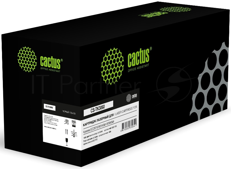 Картридж лазерный Cactus CS-TK3060 (TK-3060) черный (14500 стр.) для Kyocera ECOSYS M3145idn/M3645idn