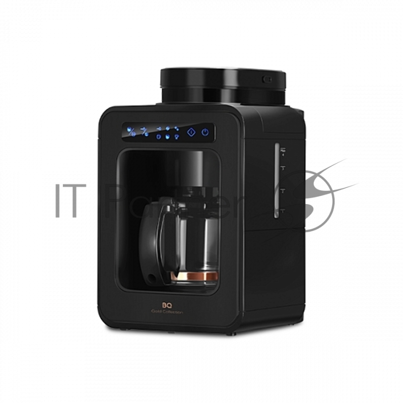 Кофеварка капельная BQ CM7000 Black-Rose Gold со встроенной кофемолкой, исп. кофе - молотый/зерновой, 0.6 л, 600 Вт.