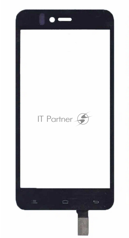 Сенсорное стекло (тачскрин) для Fly IQ YZ-CTP467(GN C620)-FPC, черное