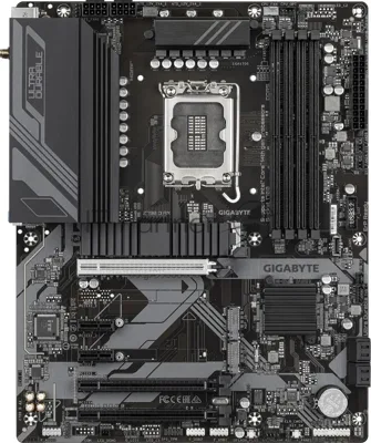 Материнская плата GIGABYTE Z790 D AX, LGA1700, Intel Z790, 4xDDR5, 4xSATA, 3xM.2, 1xPCIe 5.0 x16, DisplayPort, HDMI, 1x2.5Gb LAN, USB Type-C, 3x3.5 мм, 7.1, ATX