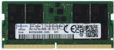 Оперативная память Samsung, DDR5, 32GB (1x32GB), 4800MHz, CL40, SO-DIMM