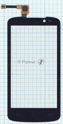 Сенсорное стекло (тачскрин) для LG Optimus True HD LTE P936, черное
