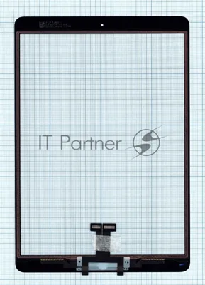Сенсорное стекло (тачскрин) для Apple iPad Air 10.5 2019 (A2153, A2123, A2154, A2152) черное OEM